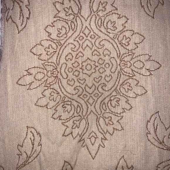 L Beige Patterned Button-Down Vest - Picture 3 of 9